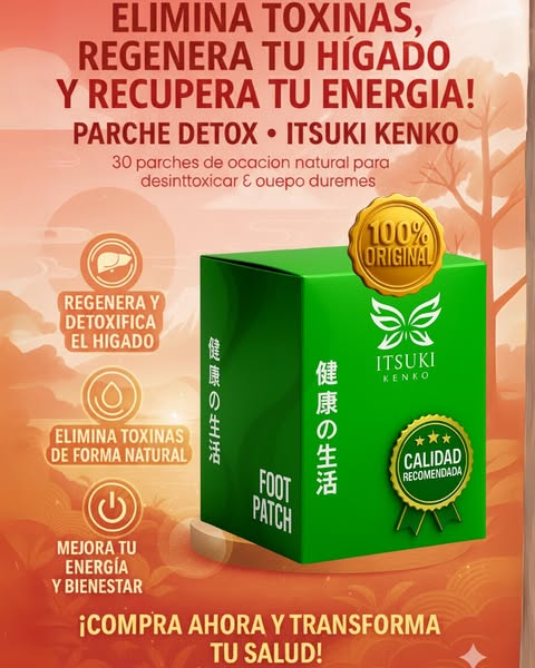 Parche desintoxicante / ITSUKI KENKO PODEROSO DETOX