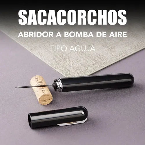 SACACORCHO A PRESIÓN DE AIRE